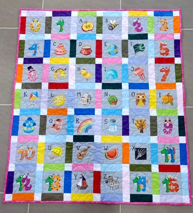 Sashing with Cornerstones Quilt Pattern