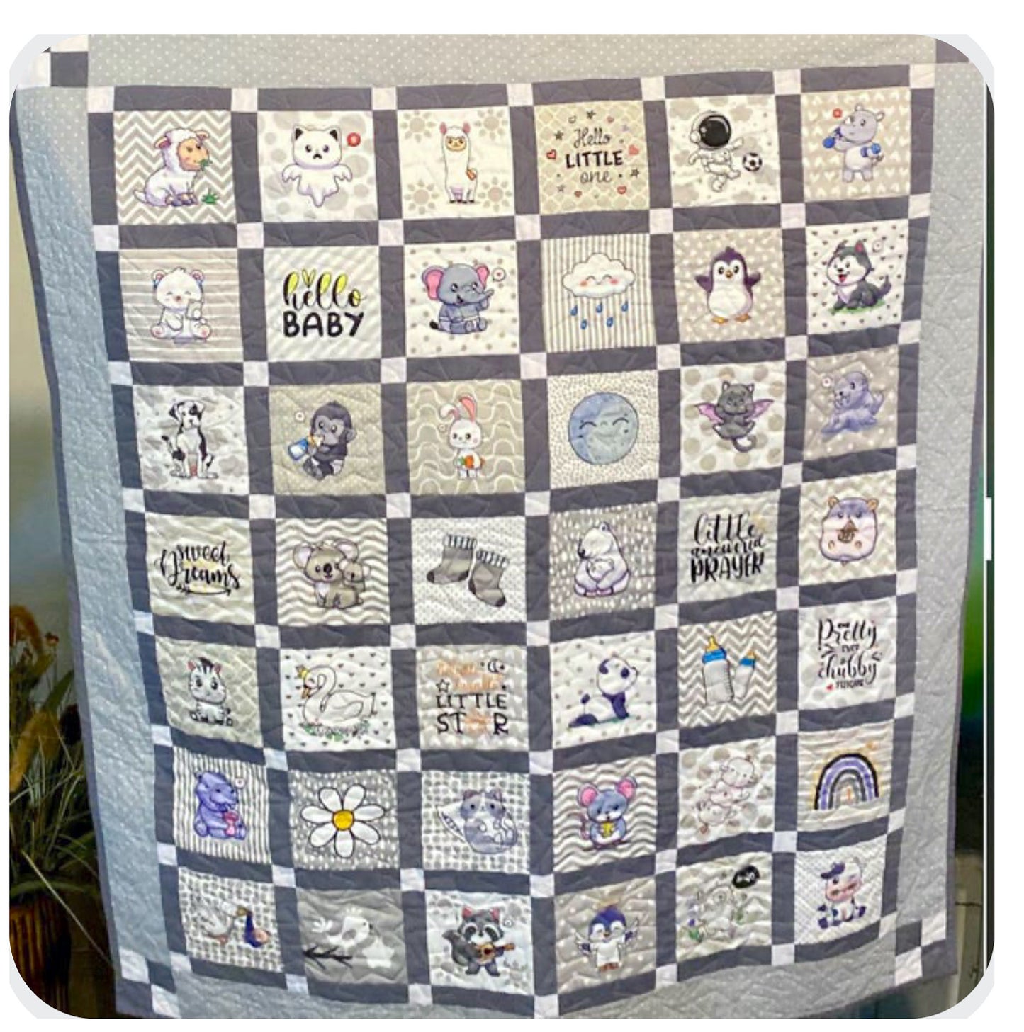 Sashing with Cornerstones Quilt Pattern