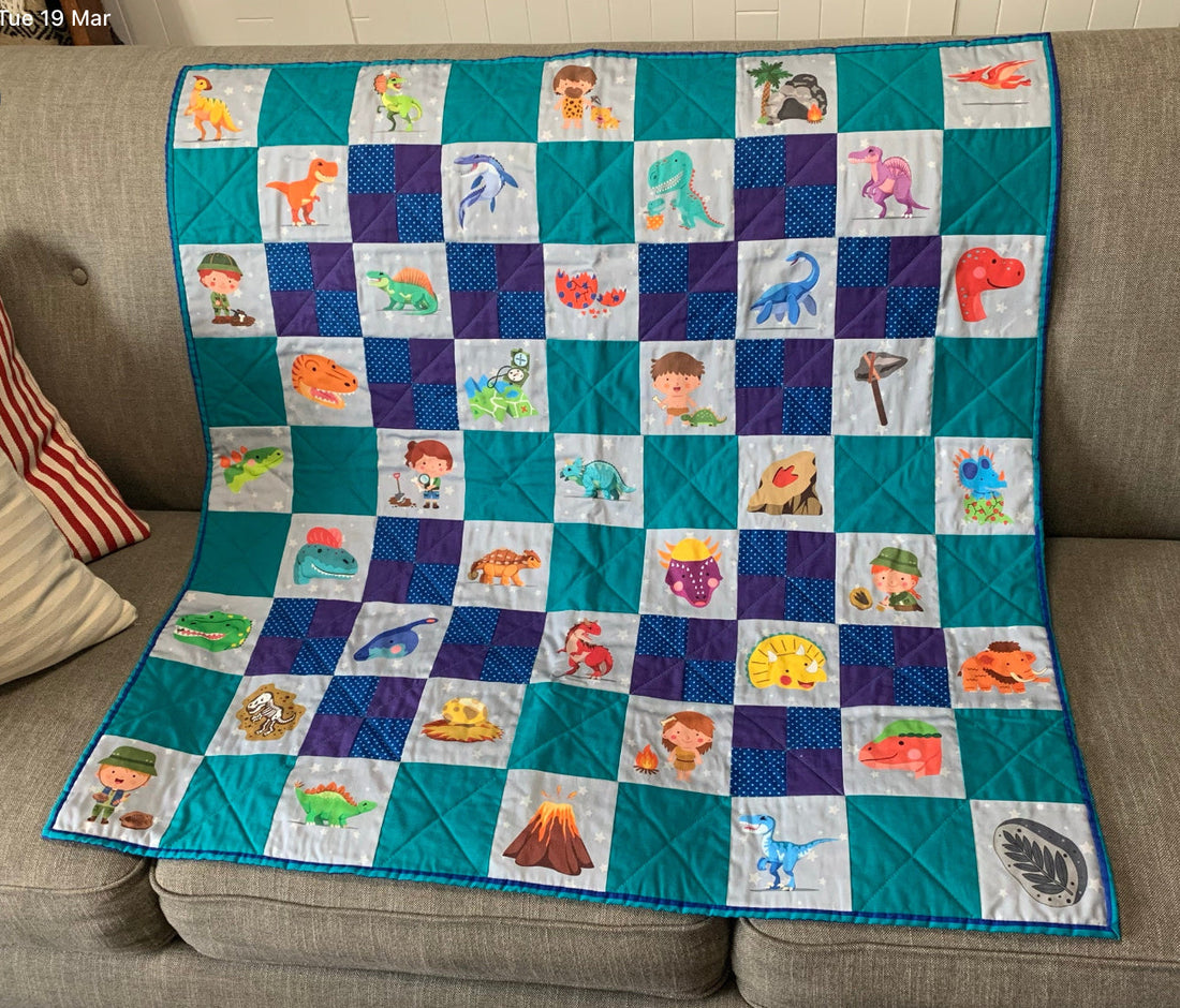 Dinosaurs Quilt - Leanne