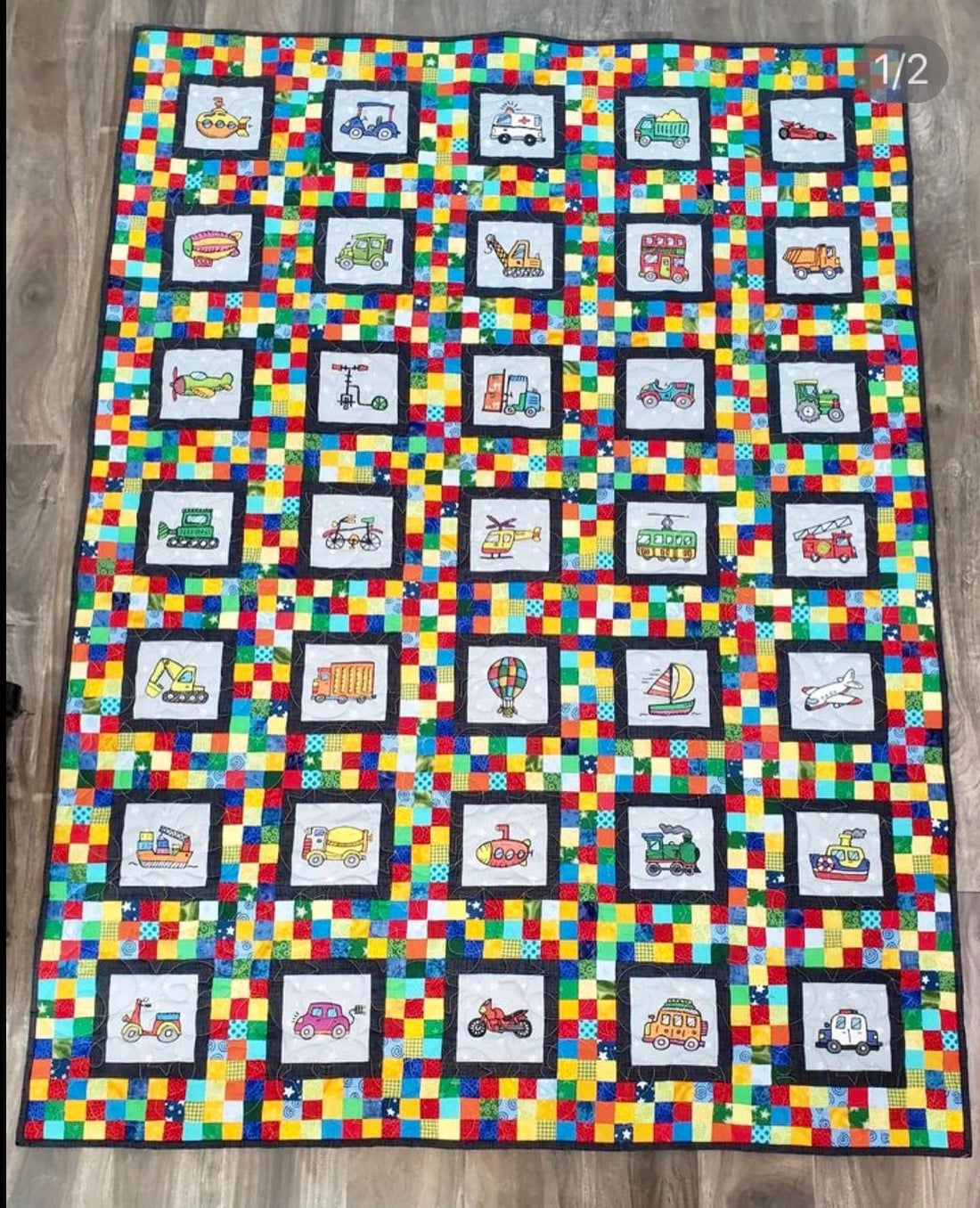 Transport Quilt - Amber