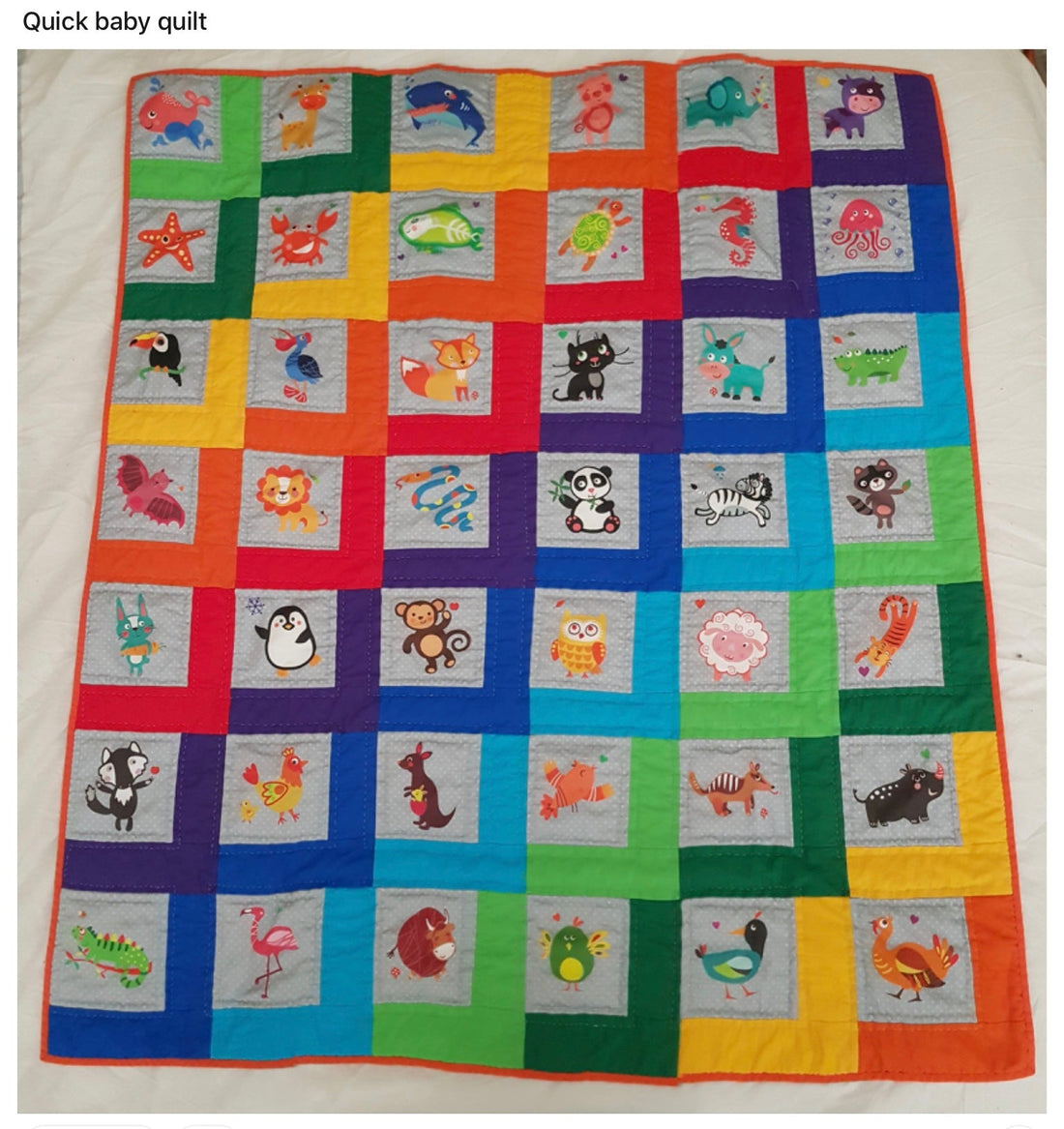 Animals Quilt - Joanna