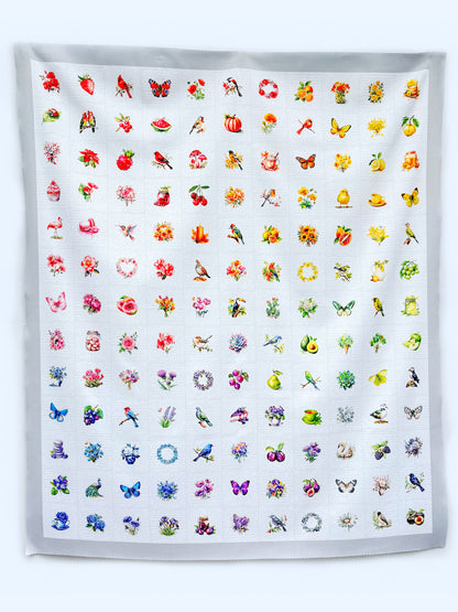 Rainbow mini-charms Panel