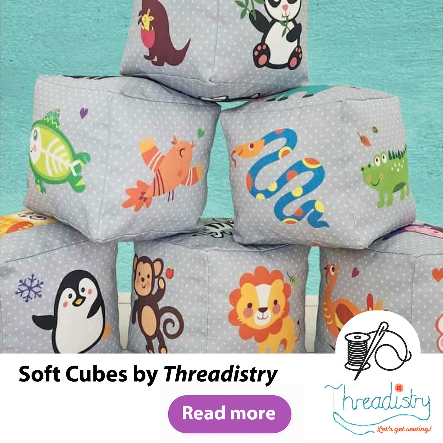 Soft Cubes by Threadistry